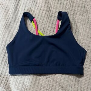 Navy Blue Women's Sports Bra